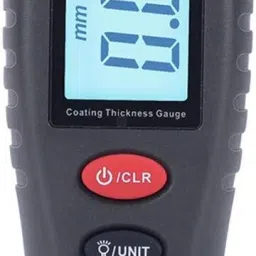 Paint Thickness Gauge Best Digital Meter For Automotive Coating Thickness Tester High Contrast Backlight LCD Resolution 2Mils Auto Power Off Data Hold Mini Size Non-magnetic Electronic Level-image-63