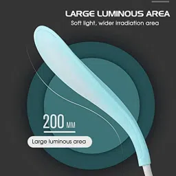 rexburg Powerful Rechargeable Emergency Table Desk Lamp Reading light Led Foldable K253 Study Lamp image 2