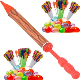 (2 Pichkari+ 6 Magic Balloon)For Children Holi & Summer Pool Party Beach Fun Water Gun-image-50