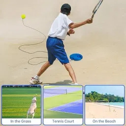 Solo Tennis Trainer Rebound Ball with String for Self Tennis Practice Tennis Kit Tennis Kit-image-85