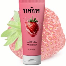 Strawberry Flavored Lube Gel – Smooth Texture, Long Glide Lubricant-image-61