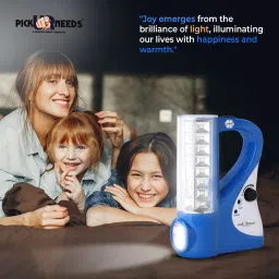 make ur wish Rechargeable 2 In 1 Home LED Lantern Lamp Emergency Charging Light 10 hrs Lantern Emergency Light image 5
