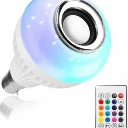 Nehmaps Bluetooth LED Music Light Bulb, B22 led Light Bulb with Bluetooth Speaker RGB Self Changing Color Lamp Built-in Audio Speaker for Home, Bedroom, Living... Smart Bulb Smart Bulb-19