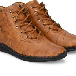 Lightweight Comfort Extra Soft Summer Trendy Premium Stylish Party Boots For Men-image-19