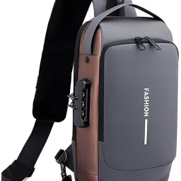 Black, Brown Men & Women Sling Bag Anti-Theft Water-Resistant Portable Size Crossfit Side Sling Bag for Men Women-image-66