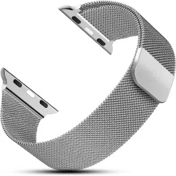 Thuban APPLE STAINLESS STEEL METAL STRAP BLACK 42MM/44MM/45MM 44 mm Metal Watch Strap-43