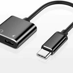 IMMUTABLE Black 87 _2 in 1 charging and audio Type-C to 3.5 MM & Charging Splitter Compatible for MI 6/ MI Note 3 and Android Smartphones Type-C to 3.5mm Audio Phone Converter-13