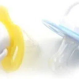Non-Toxic BPA-Free Silicone Safe and Flexible Soft Nipple Baby Pacifier - Pack of 2- VN56 Soother-19
