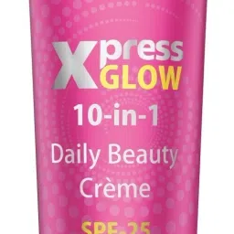 XPRESSGLOW 10-in-1 DAILY BEAUTY CREME | ALL SKIN TYPES| TINTED CC CREAM SPF 25 Foundation-19