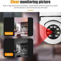 JPY WiFi Bulb Smart Camera 1080p With 360° View Wireless Smart CCTV With IP66 Security Camera image 3