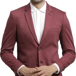 Men Checkered Single Breasted Casual Blazer-image-14