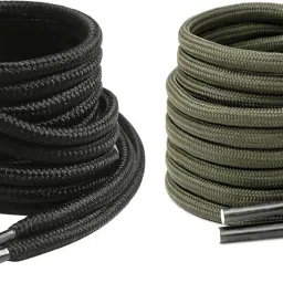 house of common shoe lace Round Army Green Black 120cm 2pair boot hiking sport Shoe Lace-image-67