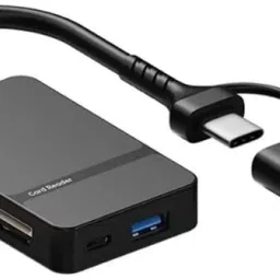 ULTRABYTES ADS 8-in-1 Card Reader Type-C + USB-A to SD/TF/MS / CF1 / Card Reader-10