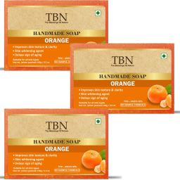 100% Pure & Natural Orange Face & Body Soap for Skin Brightening, Pigment-image-76