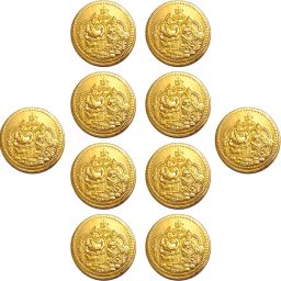 Lakshmi Kubera Coins 11 pcs - Laxmi Kubera Coins Brass Yantra-image-7