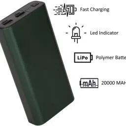 mi8be 20000 mAh 22.5 W Compact Pocket Size Power Bank image 3