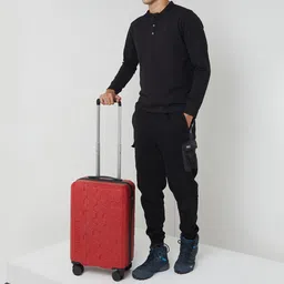 Wildcraft Pyxis Textured Hard  Sided Cabin Trolley Suitcase-0