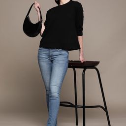 MANGO Women Blue Skinny Fit Low-Rise Light Fade Stretchable Jeans-image-83