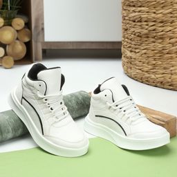 The Roadster Lifestyle Co. Women White & Black Comfort Insole Lace-Up Sneakers-49