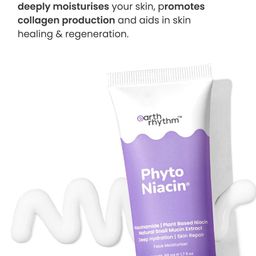 Earth Rhythm Phyto Niacin Face Moisturiser With Niacinamide & Snail Mucin Extract - 50 ml image 2
