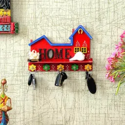 craft tree Red Mdf Home Decorative Key Holder-picture-7