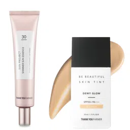Thank You Farmer Set of Sun Project SPF30 Sunscreen 40ml & Be Beautiful Skin Tint 50ml-53