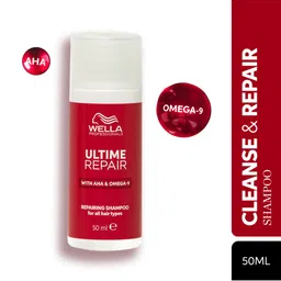 WELLA PROFESSIONALS Ultime Repair Shampoo Mini with AHA & Omega-9 - 50ml-30