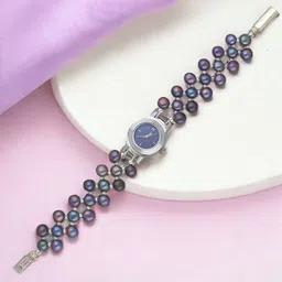 Sri Jagdamba Pearls Dealer Women Embellished Straps Analogue Watch JPOCT-22-104-image-58