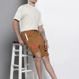 The Indian Garage Co Men Bugs Bunny Printed Loose Fit Shorts-45