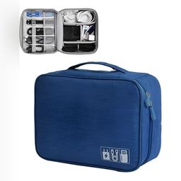 Aura Navy Blue & White Water Resistant Multi-Utility Organiser-50