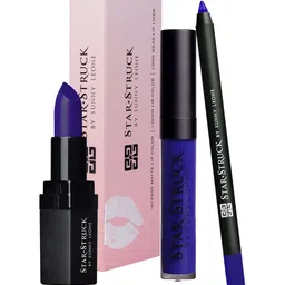 STARSTRUCK BY SUNNY LEONE 3 Pcs Long Lasting Highly Pigmented Lip Kit - Sapphire-14