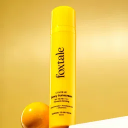 FoxTale CoverUp Dewy Finish SPF 50+PA++++ Broad Spectrum Sunscreen with Niacinamide - 50ml-22