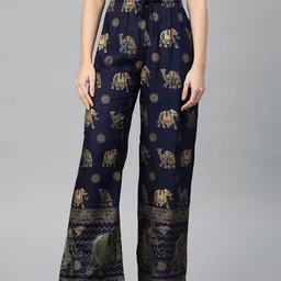 Readiprint Fashions Women Ethnic Motifs Printed Palazzos-image-16
