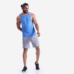 domyos Men's Fitness Cardio Training Tank Top 100 - Blue-picture-44