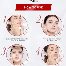 LOreal Paris Revitalift Crystal Micro-Essence Treatment Sheet Mask with Skin Brightening Actives - 25g image 4