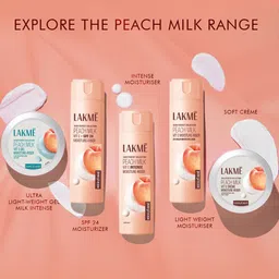 Lakme Set of 2 Peach Milk Intense Moisturizer Lotion (60 ml each) image 3