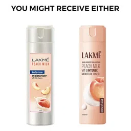 Lakme Set of 2 Peach Milk Intense Moisturizer Lotion (60 ml each) image 4