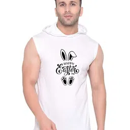 Fashnobic Happy Easter Printed Gym Vests-image-3