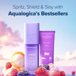 Aqualogica Set Of Hydrating Vanilla Mist & Illuminate Sunscreen 150ml + 80g-12