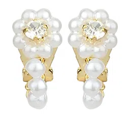 Crystal Stud Cuff Clips | Non-Piercing Earrings for Cartilage & Helix | Premium Gold-Plated Earcuff-image-53