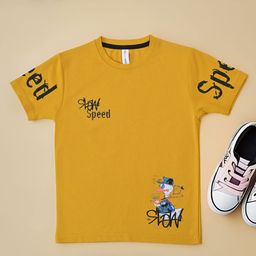 THE WEAVERS SHOP BY RAAVI Boys Donald Duck Printed Cotton Regular Fit T-shirt-image-80