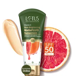 Lotus Botanicals 300x Vitamin C Skin Brightening SPF50 MatteFLUID Sunscreen - 50 g-54
