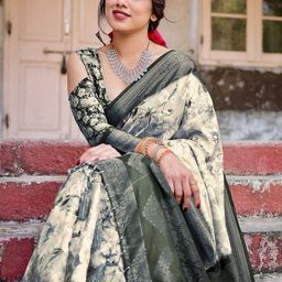 DIVASTRI Woven Design Zari Pure Silk Designer Paithani Saree-image-37