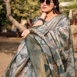 DIVASTRI Woven Design Zari Pure Silk Designer Paithani Saree-image-4