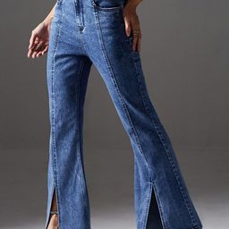 Miss Chase Women Bootcut High-Rise Heavy Fade Stretchable Jeans-picture-20
