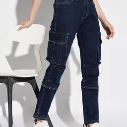 SHOWOFF Women Comfort Straight Fit Light Fade Stretchable Jeans-picture-17