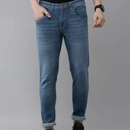 VAN HEUSEN DENIM LABS Men Slim Fit Light Fade Stretchable Jeans-image-84