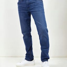Celio Men Jean Straight Fit Mildly Distressed Stretchable Jeans-picture-4