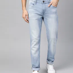 Roadster Men Blue Light Fade Slim Tapered Fit Stretchable Jeans-image-92