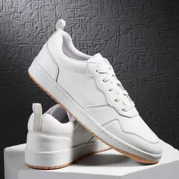 HRX by Hrithik Roshan Men White Comfort Insole Basics Sneakers-image-75